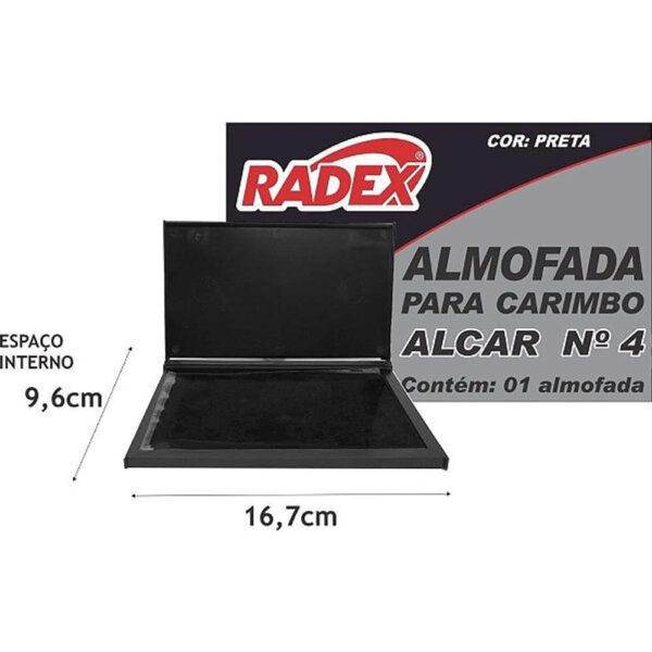 Almofada para Carimbo Start nº 4 Preta