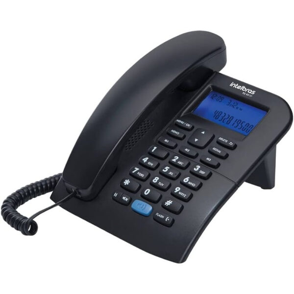 Telefone Intelbras TC 60 ID Preto