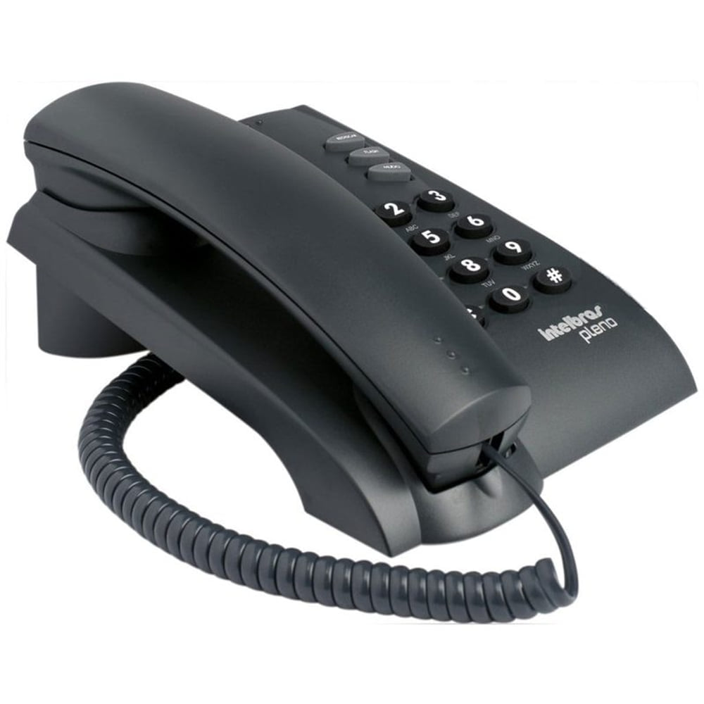 Telefone Intelbras Pleno Preto