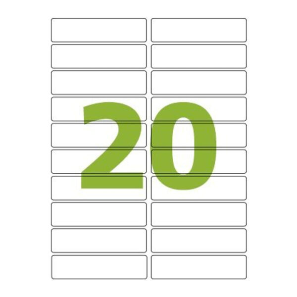 Etiquetas Maxprint 10 Folhas com 20 Unidades 6081