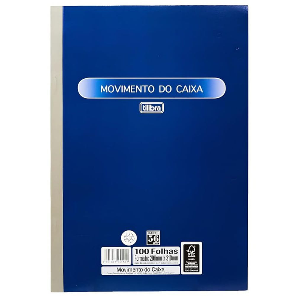 Livro Tilibra Movimento de Combustível