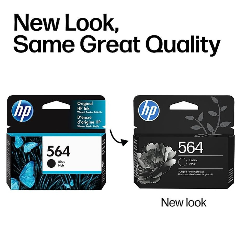 Cartucho HP 564 Preto para Impressoras 3520, 3521 e 3522