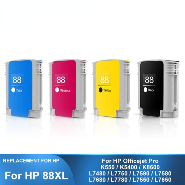 Cartucho HP 88XL Vermelho para Impressoras K550 K5400 17ml