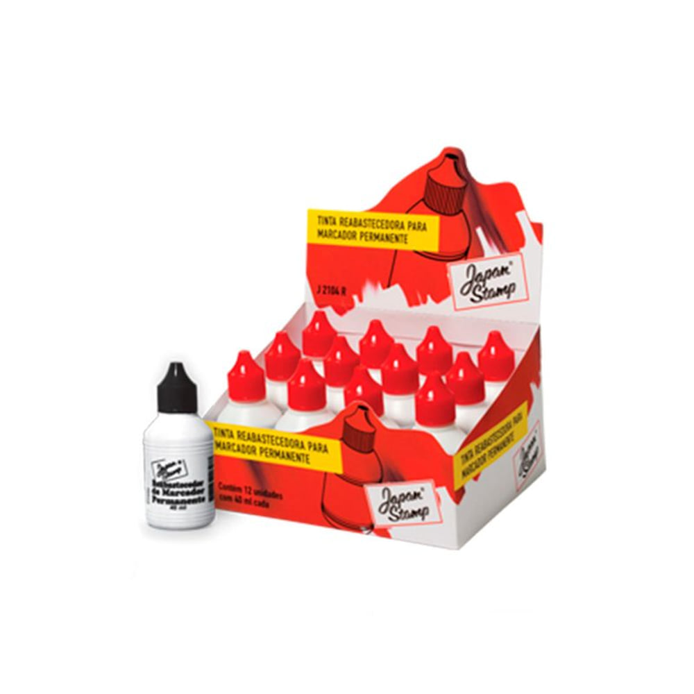 Tinta Japan Pincel Permanente 40ml Preto