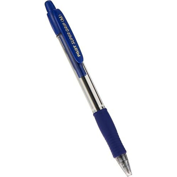 Caneta Esferográfica Pilot Super Grip 1 0mm Azul