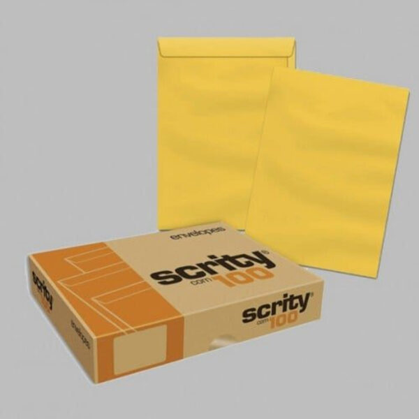 Envelope Scrity 176x250mm Ouro