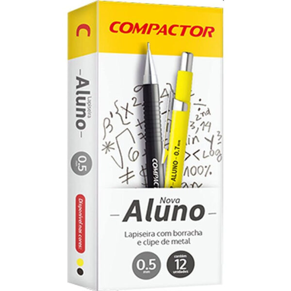 Lapiseira Compactor Aluno 0 5mm Preta