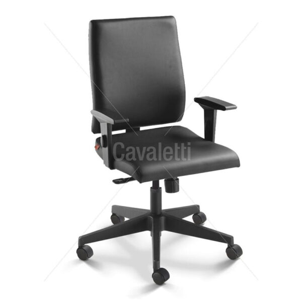 Cadeira Cavalete Diretores Slim Estampada 18002 Poliéster Preto