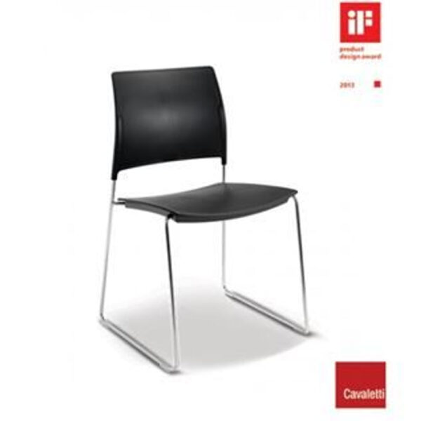 Cadeira Cavalete Interl Stay CR 33106 Preto