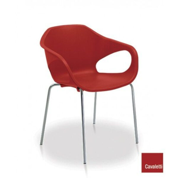 Cadeira Cavalete Interlar Stay CR 33106 Vermelha