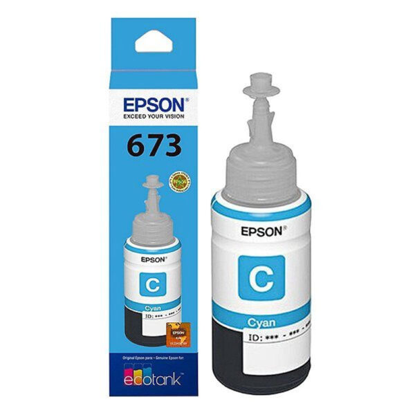 Refil Epson T673220 Azul para Impressora L800