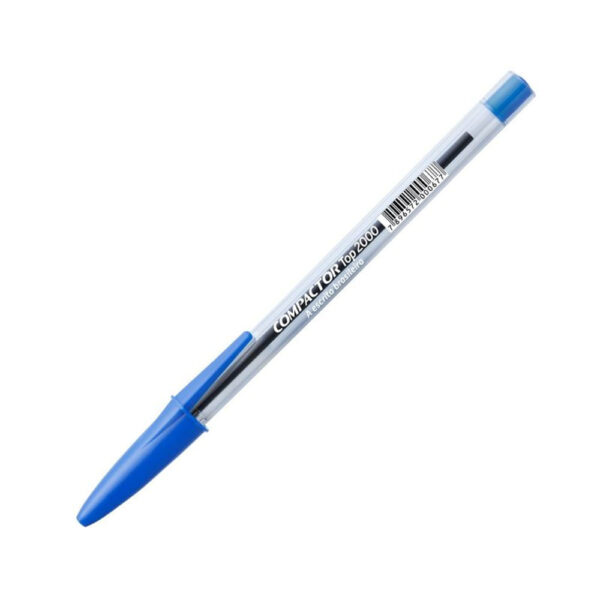 Caneta Esferográfica Compactor Top 2000 Azul