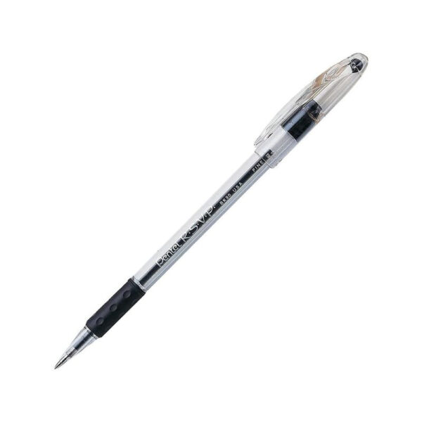 Caneta Esferográfica Pentel RSVP BK90A Preta