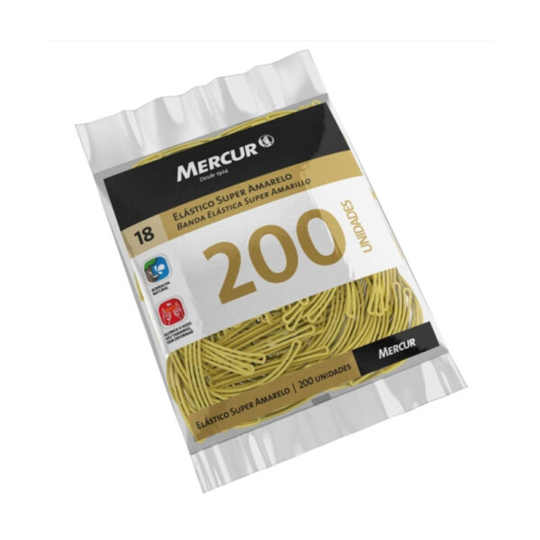 Elástico para Dinheiro Mercur 200 Unidades