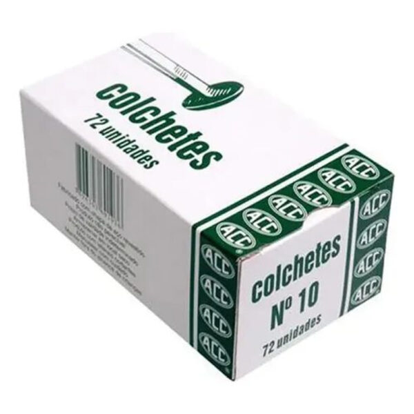 Colchetes Nº 10 com 72 Unidades