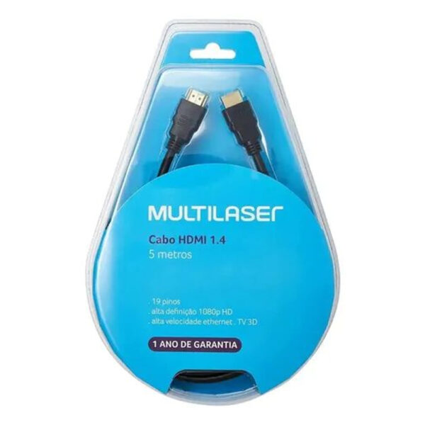 Cabo HDMI Multilaser 5M WI249