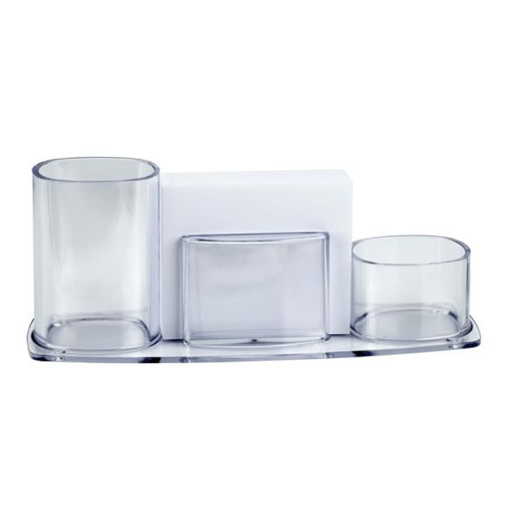 Conjunto Acrimet Lápis Clip Lembrança Milênium 740 3 Cristal