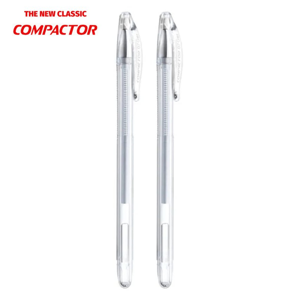 Caneta Compactor 07 Gel Prata