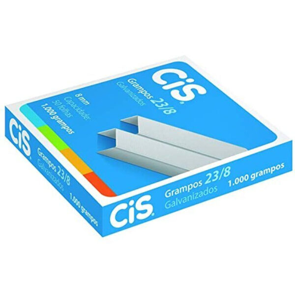 Grampo CIS 23/8   Caixa com 1000 Unidades