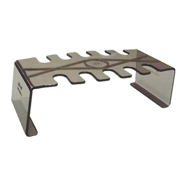 Porta Carimbo Acrílico 10 Lugares Fumê