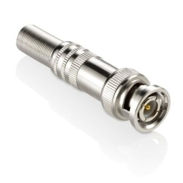 Conector BNC Metálico com Mola
