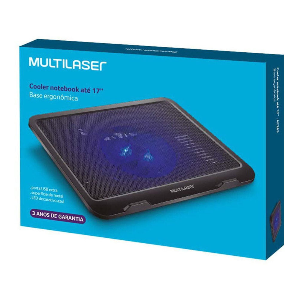 Apoio para Notebook Slim com LED Multilaser AC263