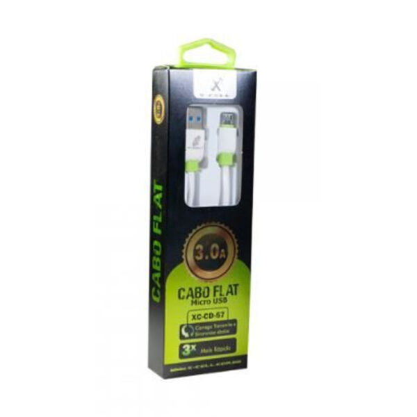 Cabo X Cell Dados USB Flat V8 XC CD 56