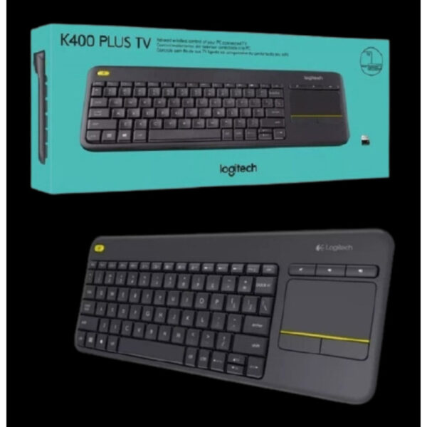 Teclado e Mouse Logitech K400 Touch Plus Sem Fio