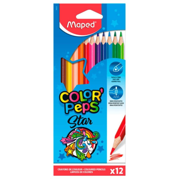 Lápis de Cor Maped Colorpeps 12 Cores