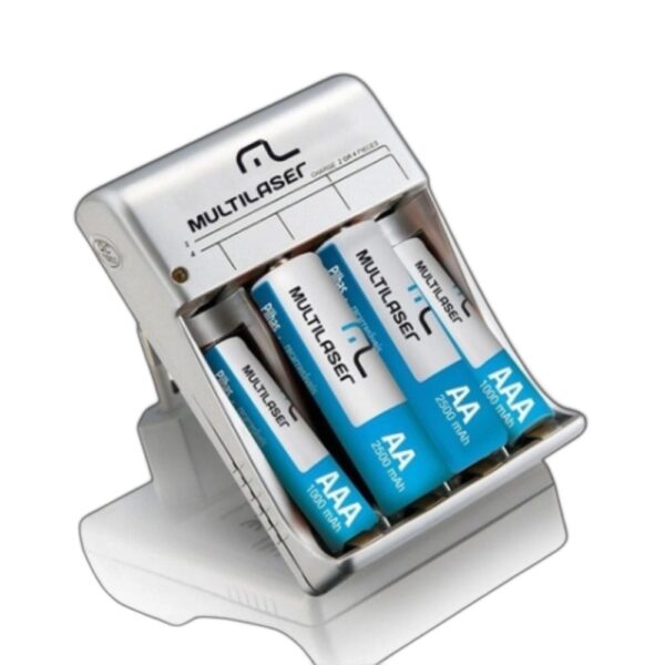 Carregador Multilaser para Pilha 12 Horas CB093