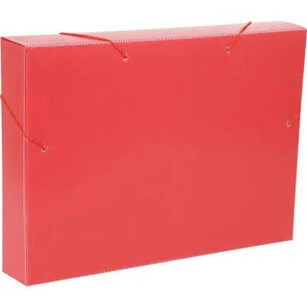 Pasta Sanfonada Polibras 55M Vermelha