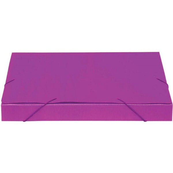 Pasta Sanfonada Classificadora Polibras 35 Abas Rosa