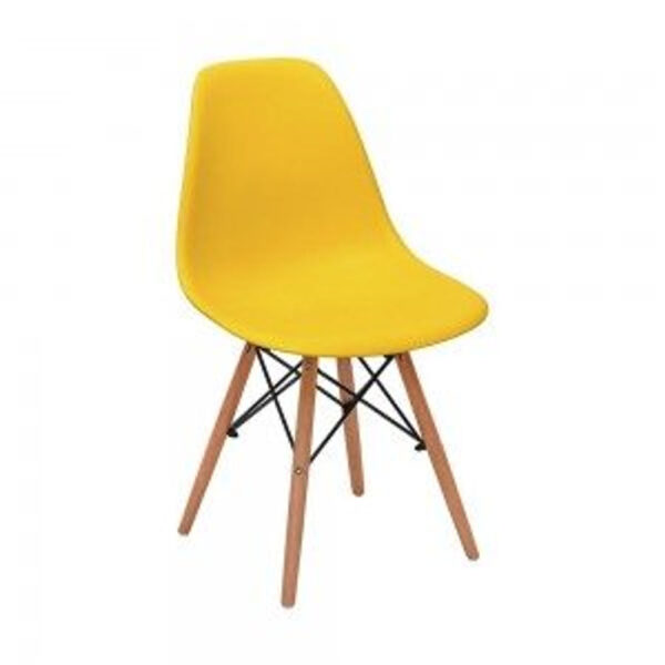 Cadeira Eames sem Braço Amarela