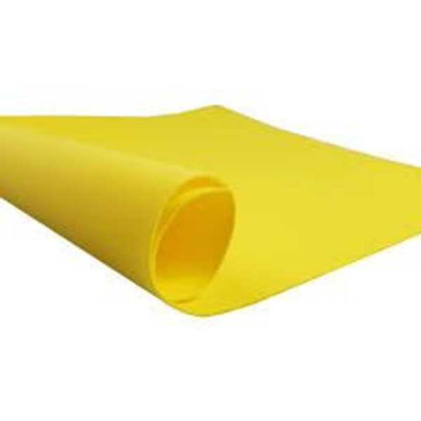 Placa de EVA DubFlex 400x470mm Amarelo Escuro