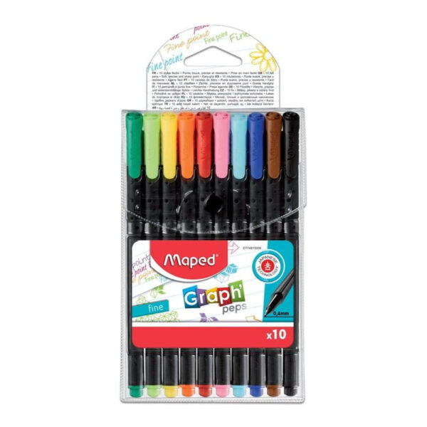 Caneta Esferográfica Maped Graph Peps 0,4mm Doce