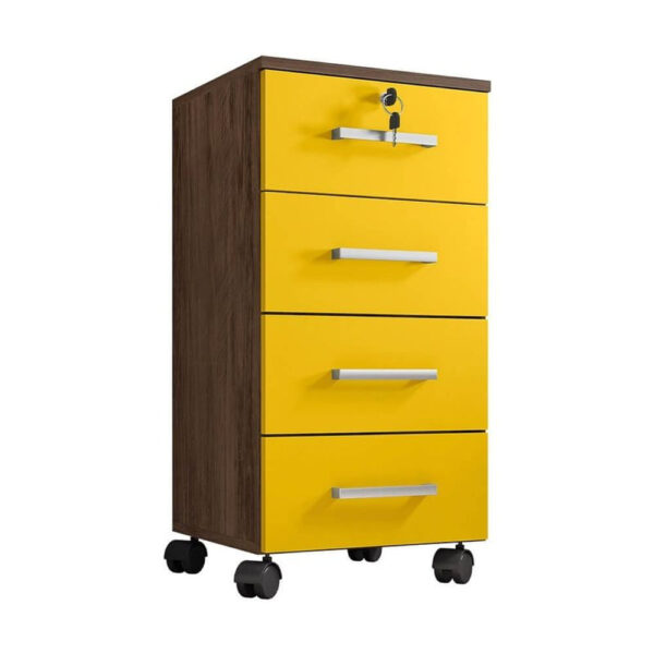 Gaveta Leão Gávia Vol 04 Branco/Amarelo