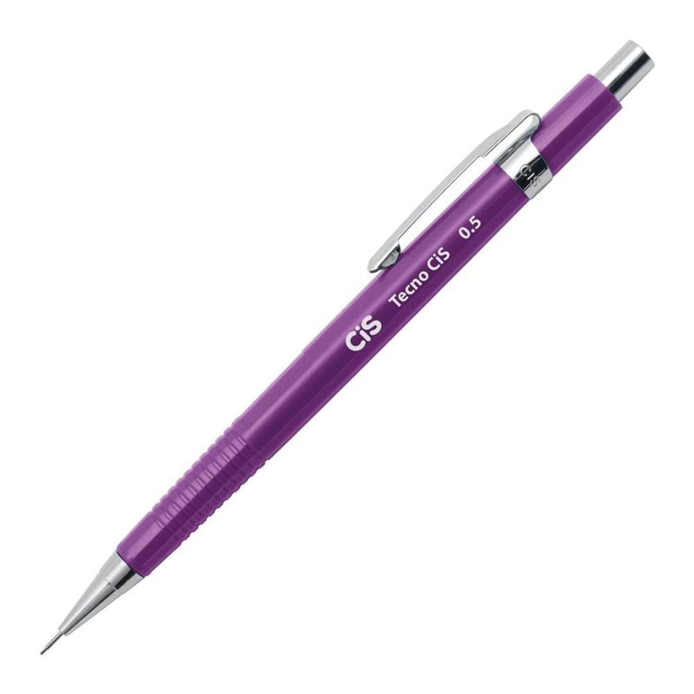 Lapiseira CIS Tecno 0 5mm Rosa e Lilás