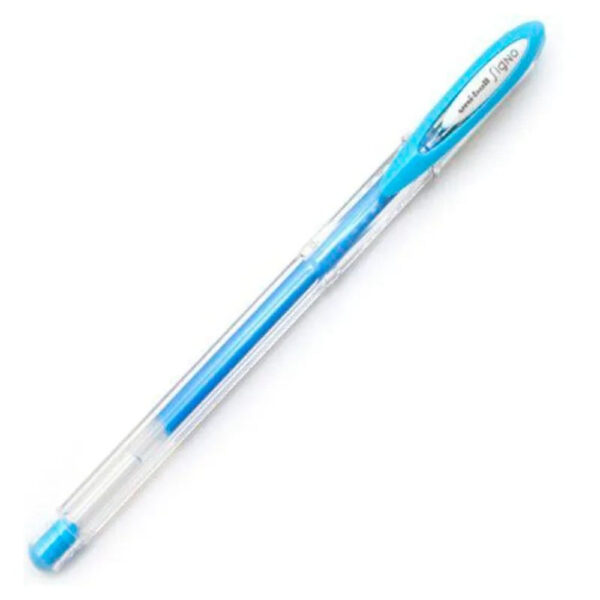 Caneta Uniball Signo Gel 0 7mm Azul Claro