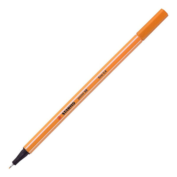 Caneta Stabilo Cores Point 0,4mm Laranja