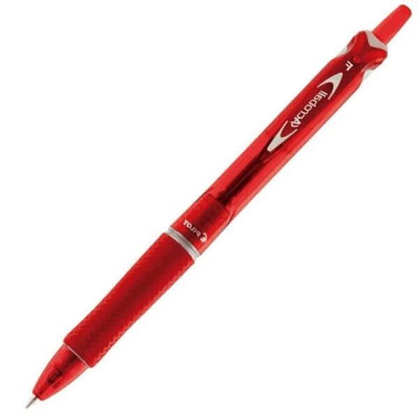 Caneta Esferográfica Pilot Acroball 1 0mm Vermelha
