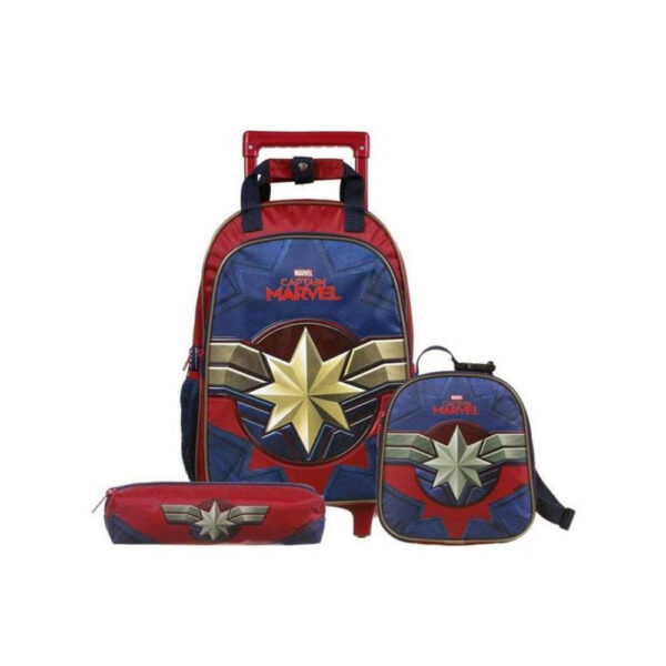 Mala com Rodinhas Captain Marvel