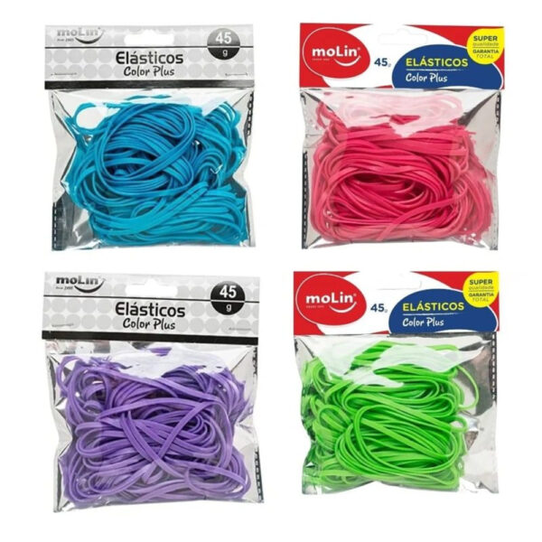 Elástico Molin Color Plus Roxo 45g
