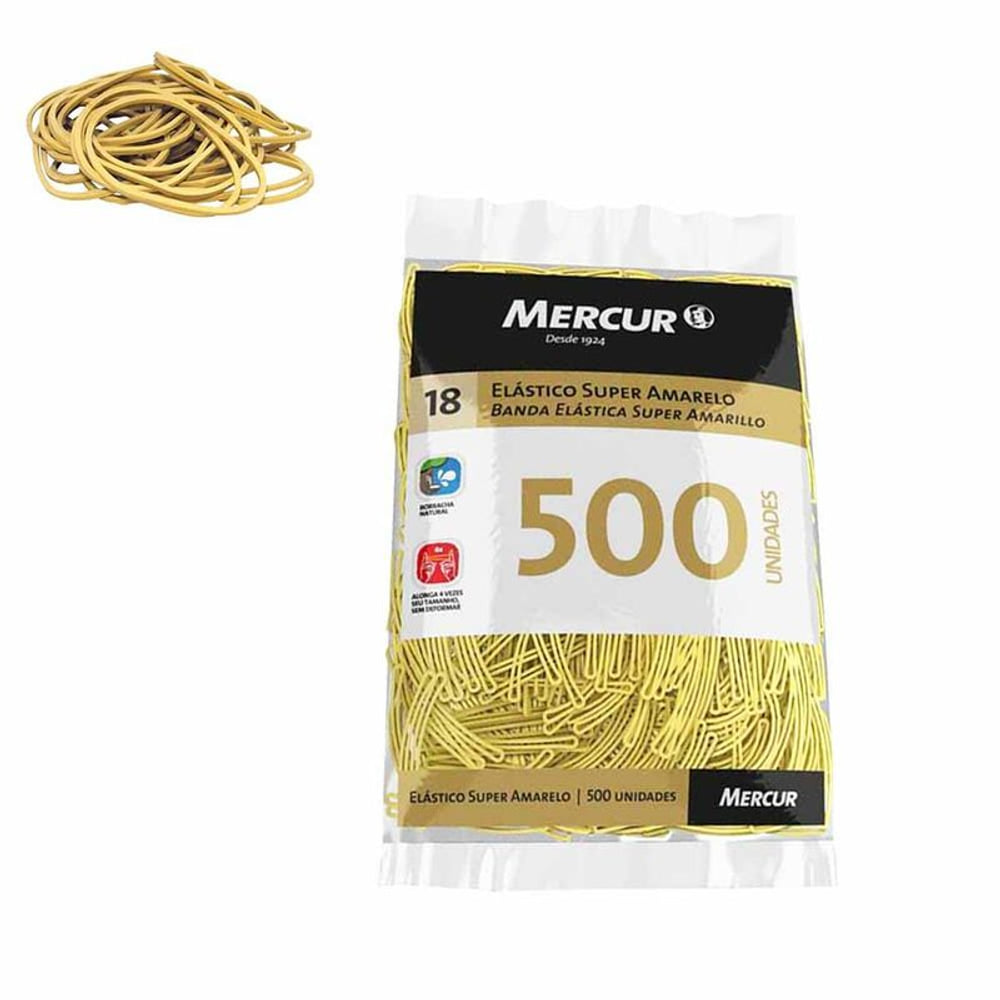 Elástico Mercur 500 Unidades