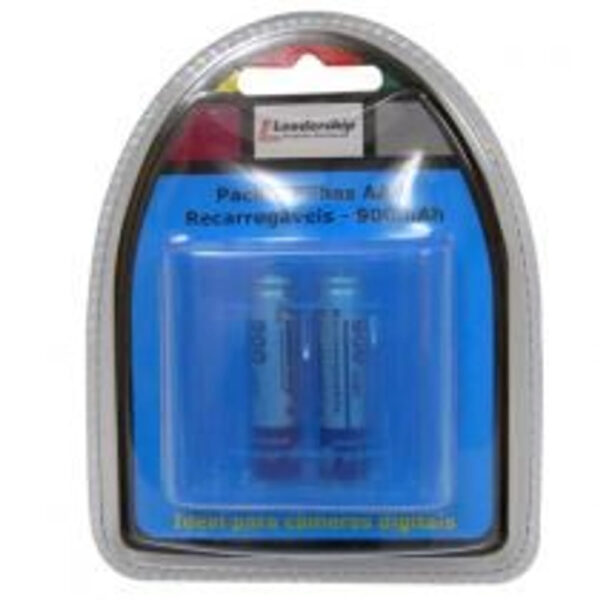 Pilha Recarregável Leadership AAA 900mAh Pacote com 2 Unidades