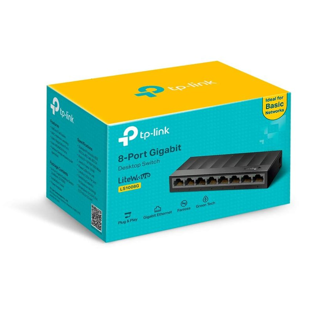 Switch TP Link 8 Portas Gigabit LS1008G