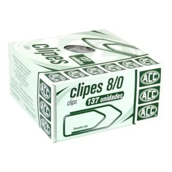 Clips Galvanizado 8/0 com 137 Peças