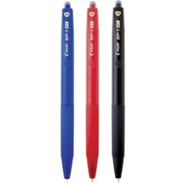 Caneta Esferográfica Pilot Inox BP 1RT Vermelha