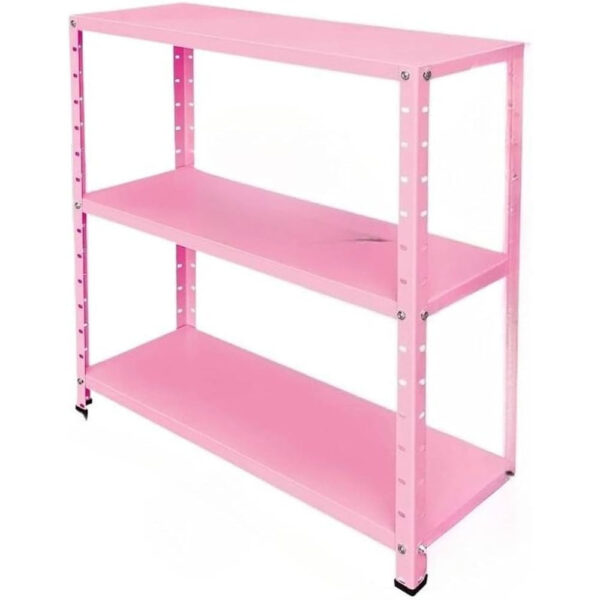 Estante W3 Aço Lisa 3 Prateleiras Rosa
