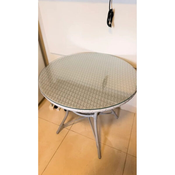 Mesa Retrô Plata 0,90m Branca