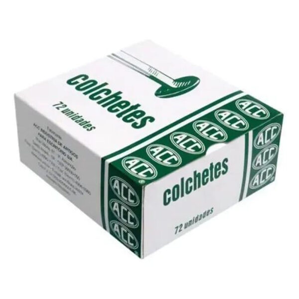 Colchete nº 12 Estanhado   Pacote com 72 Unidades